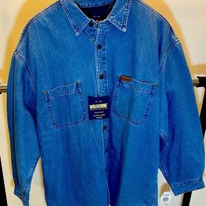 Wolverine Fleece-lined Denim Shirt/Jacket